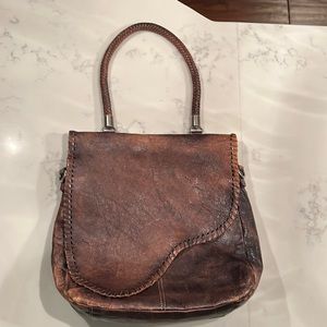 POL Brown Leather Purse